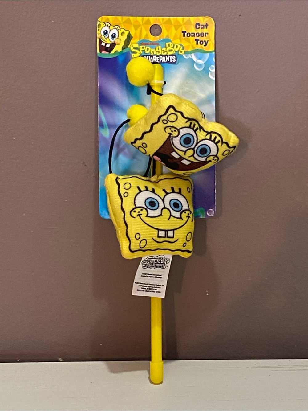 SpongeBob SquarePants Plush Cat Teaser Toy